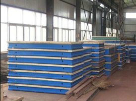 鑄鐵平臺(tái)對地軌槽鐵的支持